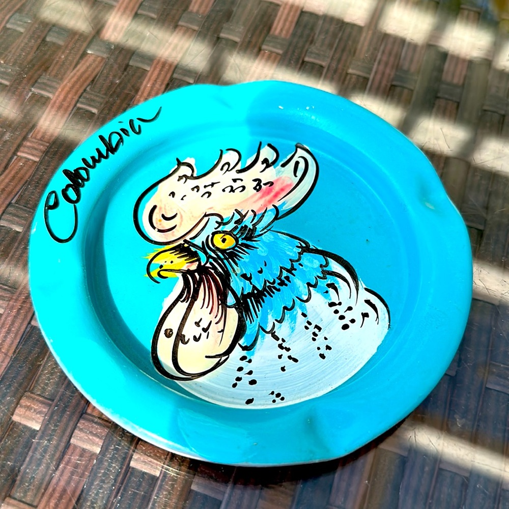 Free Painted Tin Ashtray From Colombia 🇨🇴